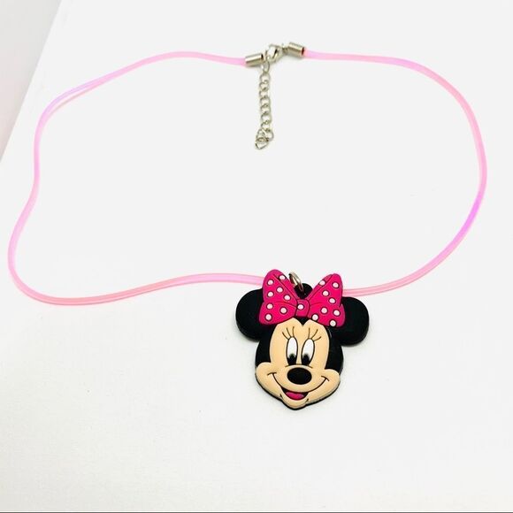 Minnie Mouse Soft PVC Silicone Kid’s Necklace (W1) - Picture 1 of 4